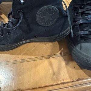 Converse Black Canvas High-Tops